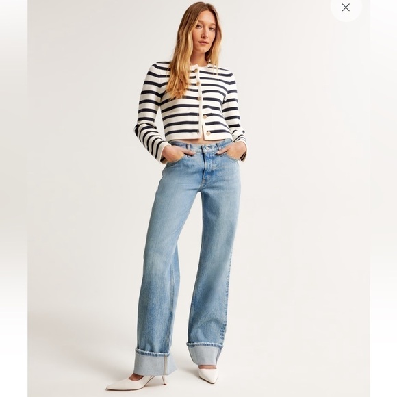 abercrombie low rise baggy jean - Picture 2 of 6